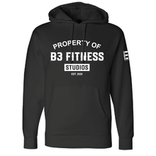 Load image into Gallery viewer, B3 Heavyweight "Property Of" Hooded Sweatshirt